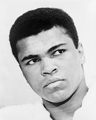 1967 photograph of Muhammad Ali