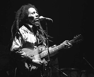 Bob Marley performing in concert, Zurich 1980