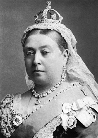 1882 photograph of Queen Victoria